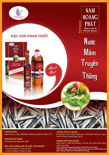 Nam Hoàng Phát Fish Sauce - Loại III 13N